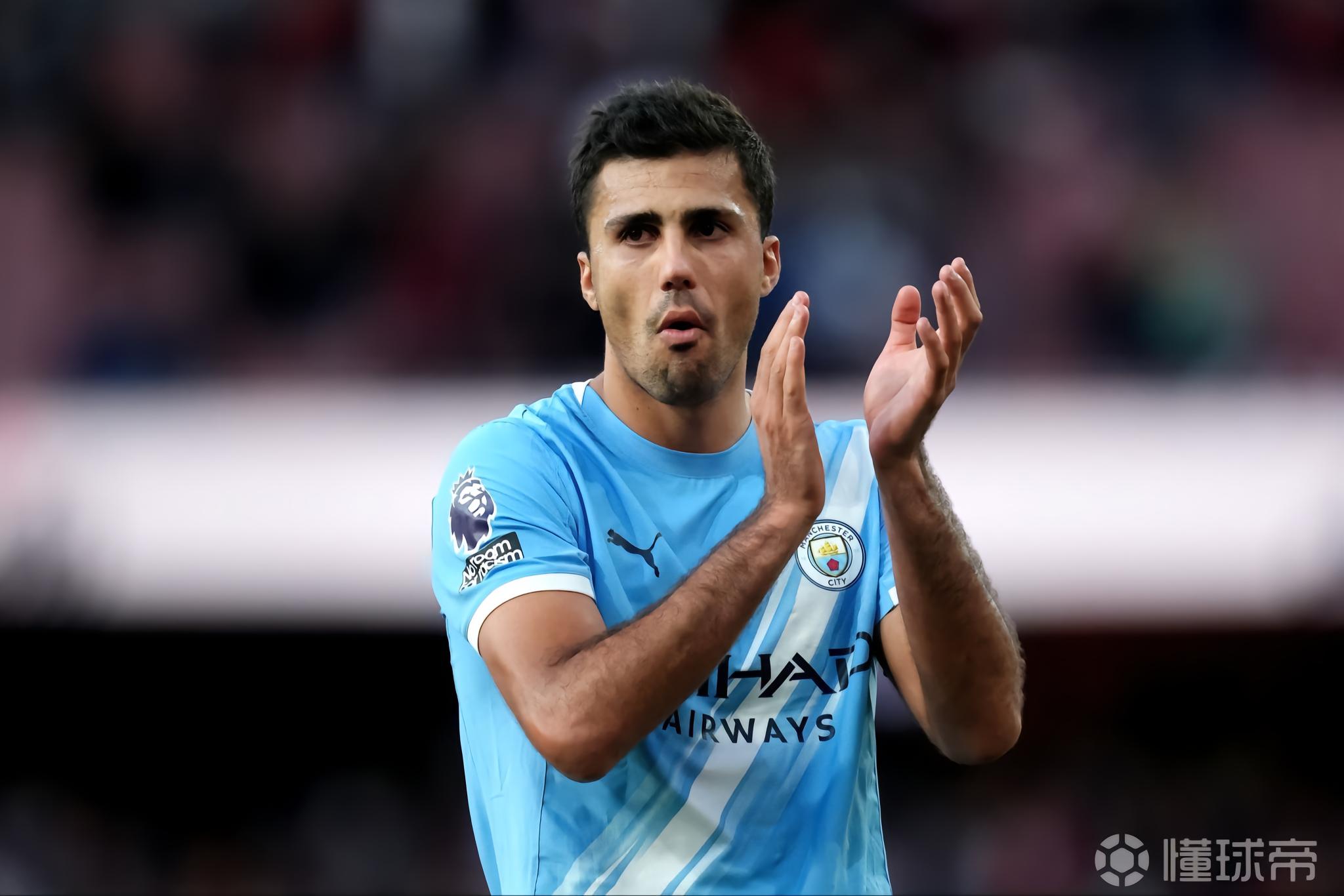 瓜帅：我不知道罗德里会缺席多久，今晚或明天他将接受检查