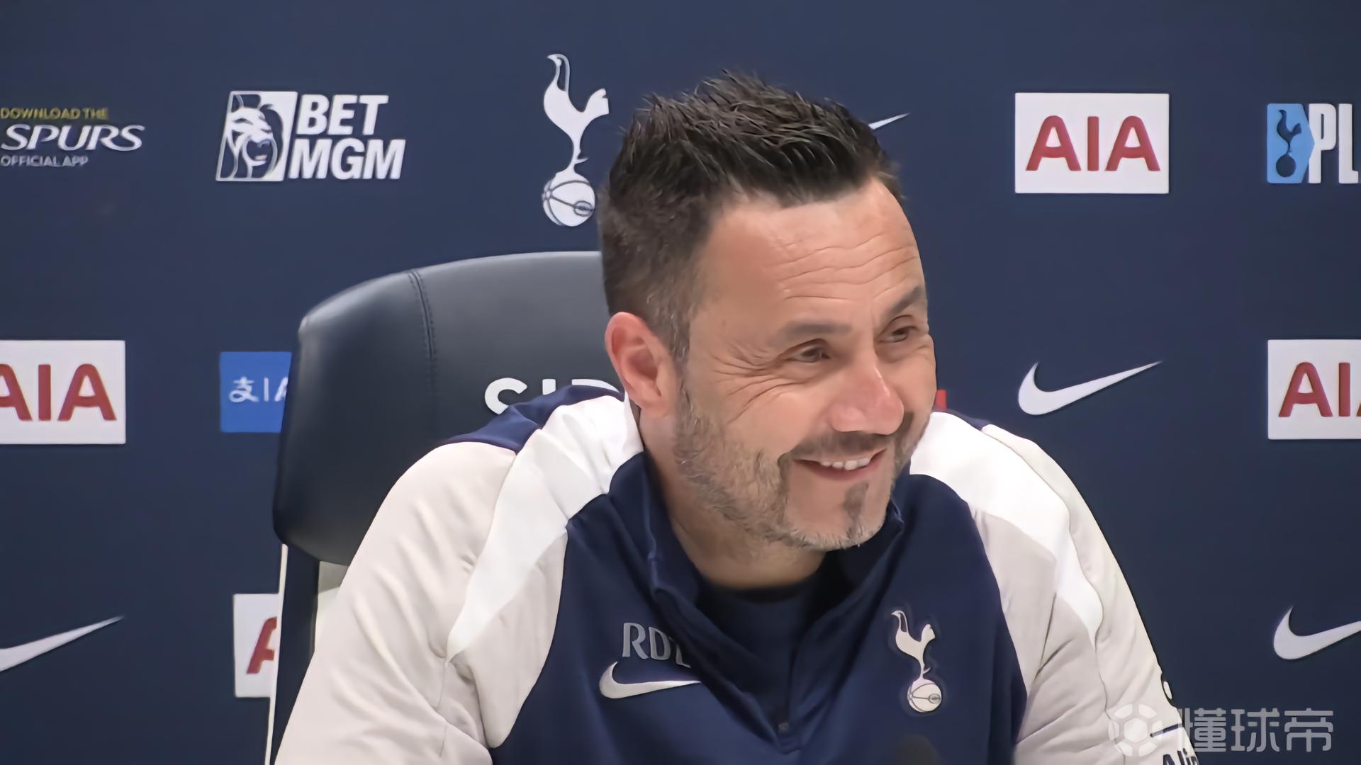 德泽尔比：麦迪逊还不能踢首发；我们目前的表现理应赢得胜利