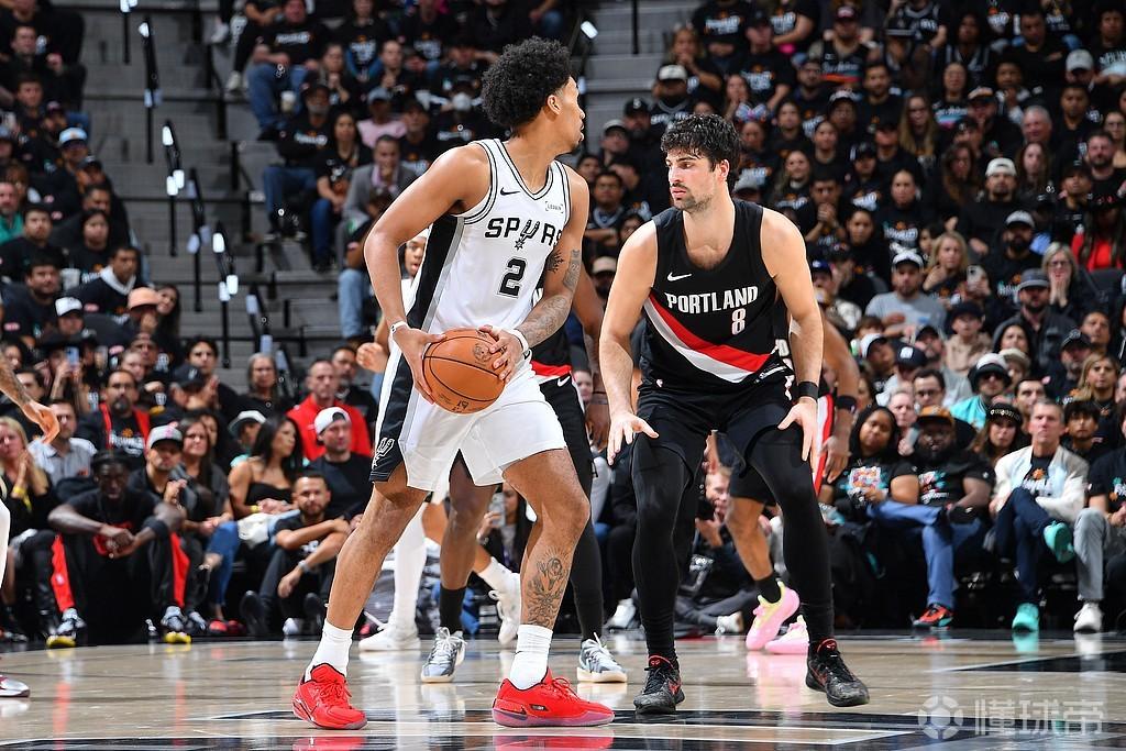 文班能不能打？ESPN预测G3胜率：马刺66.8%，开拓者33.2%